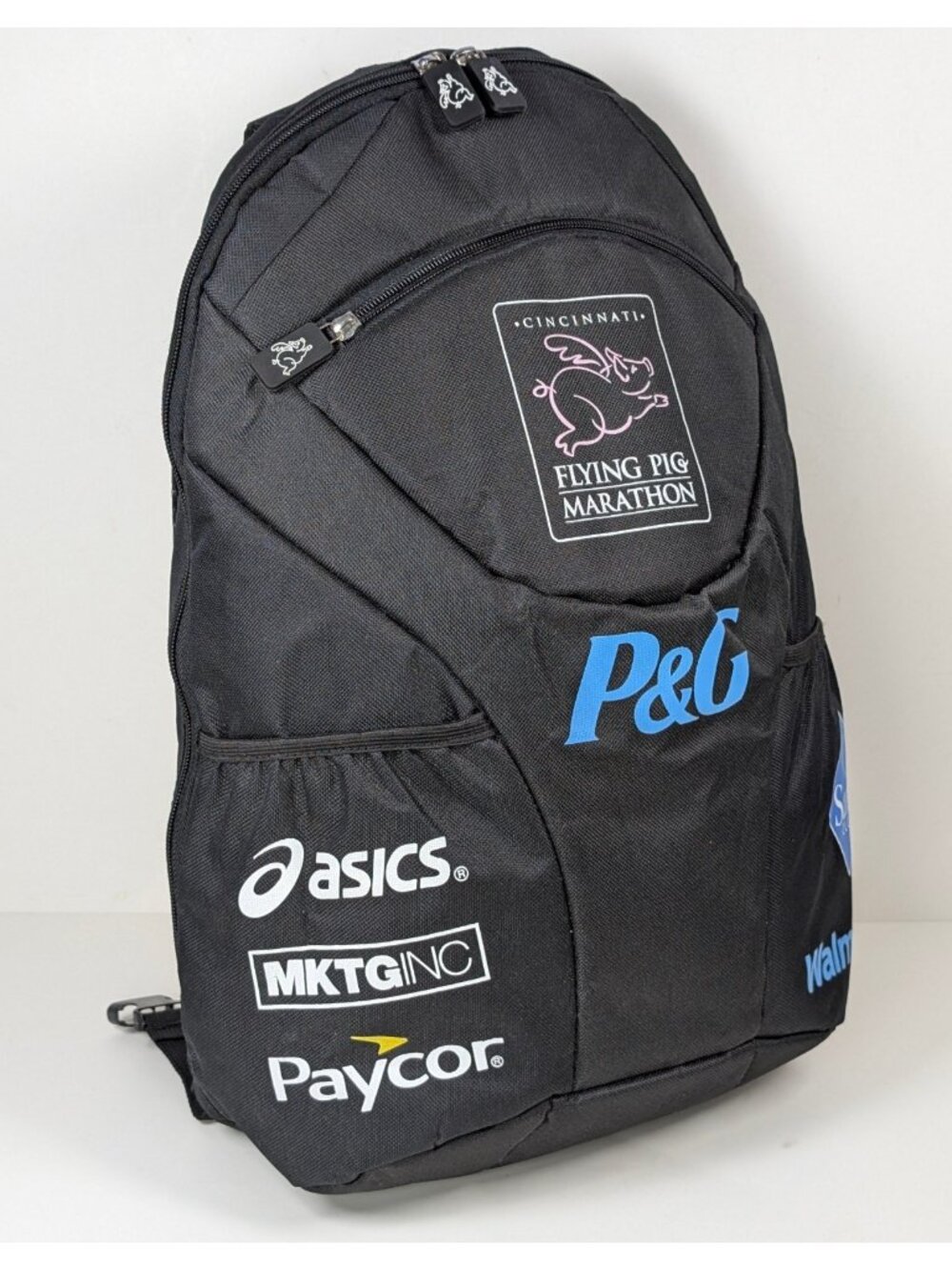 Flying Pig Marathon Cincinnati One Shoulder Bag Runner Workout Gym Gear Zip Up